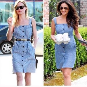 Derek Lam chambray sleeveless button down